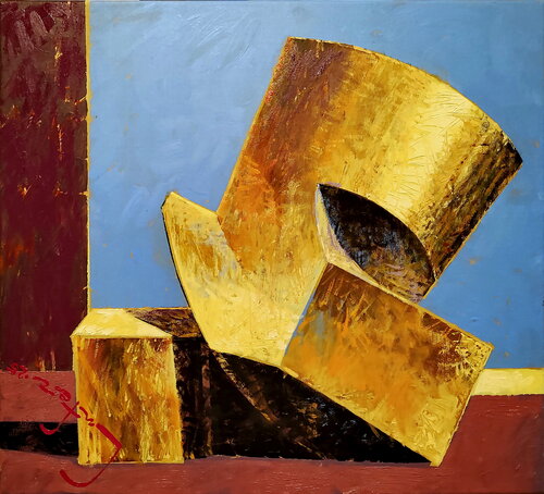 Eidolon (Helmet) by Alexander Lufer, Painting for Sale on Singulart