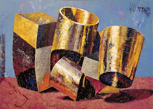 Eidolon (Family) by Alexander Lufer, Painting for Sale on Singulart