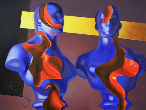 TWINS von Alexander Lufer, Malerei kaufen auf Singulart