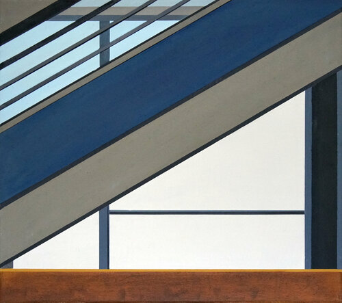 Flughafen BER 3/21 by Christine Falk, Painting for Sale on Singulart
