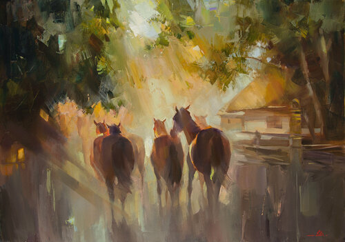 To home von Khodakivskyi Vasyl, Malerei kaufen auf Singulart