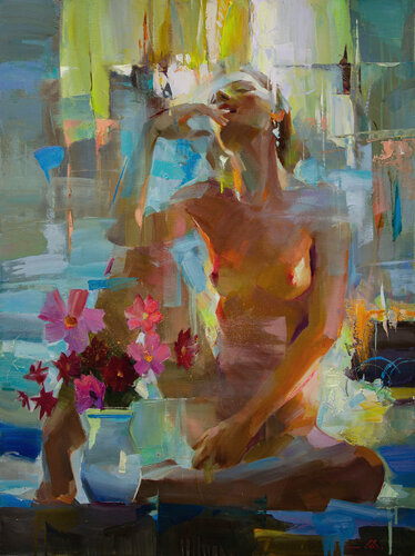 Afternoon relaxation von Khodakivskyi Vasyl, Malerei kaufen auf Singulart