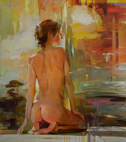 The sounds of a flying bird von Khodakivskyi Vasyl, Malerei kaufen auf Singulart