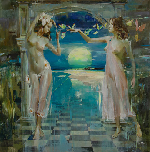 Flora and Fauna von Khodakivskyi Vasyl, Malerei kaufen auf Singulart