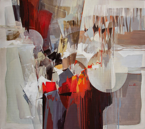 Fracture of Space di Khodakivskyi Vasyl, Pittura in vendita su Singulart