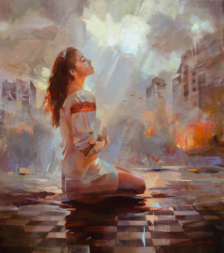 Pray van Khodakivskyi Vasyl, Schilderij te koop op Singulart