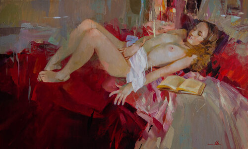 Romantic Mood Of Dreams di Khodakivskyi Vasyl, Pittura in vendita su Singulart