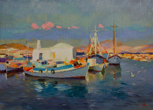 Paros Naousa van Khodakivskyi Vasyl, Schilderij te koop op Singulart