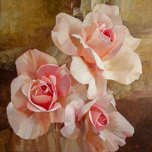 Pink tenderness von Khodakivskyi Vasyl, Malerei kaufen auf Singulart