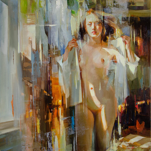 The presence of the street by Khodakivskyi Vasyl, Painting for Sale on Singulart