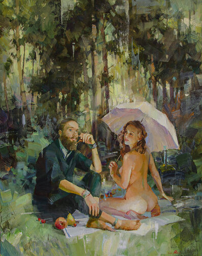 Romantic plein air de Khodakivskyi Vasyl, Pintura a la venta en Singulart