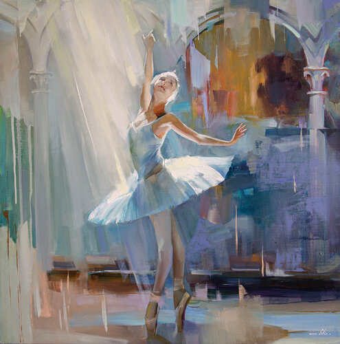 Charming workout von Khodakivskyi Vasyl, Malerei kaufen auf Singulart