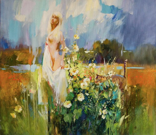 Hot august de Khodakivskyi Vasyl, Pintura a la venta en Singulart