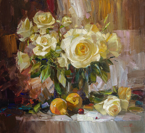 Touch of Tenderness van Khodakivskyi Vasyl, Schilderij te koop op Singulart