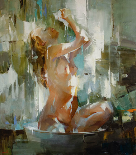 Sunny day par Khodakivskyi Vasyl, Peinture en vente sur Singulart