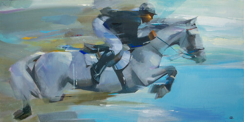 Leap par Khodakivskyi Vasyl, Peinture en vente sur Singulart