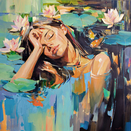 Immersed in a Dream von Khodakivskyi Vasyl, Malerei kaufen auf Singulart