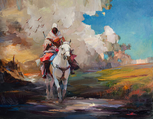 Nomad of Light von Khodakivskyi Vasyl, Malerei kaufen auf Singulart