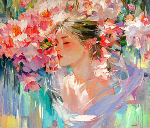Breath of Spring de Khodakivskyi Vasyl, Pintura a la venta en Singulart