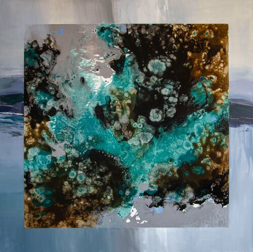 Underwater de Khodakivskyi Vasyl, Pintura a la venta en Singulart