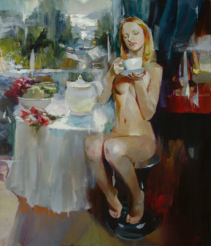 Evening tea with camomile Khodakivskyi Vasyl