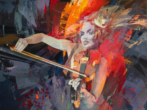 In Expression par Khodakivskyi Vasyl, Peinture en vente sur Singulart