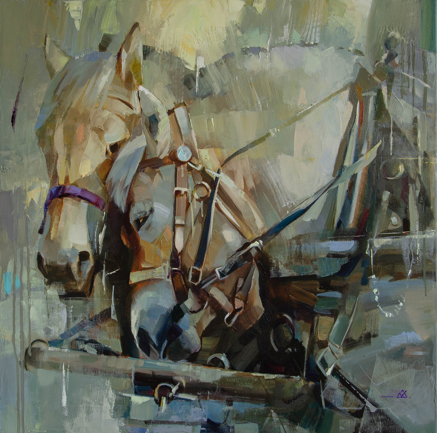 The friends Khodakivskyi Vasyl Pintura original en venta