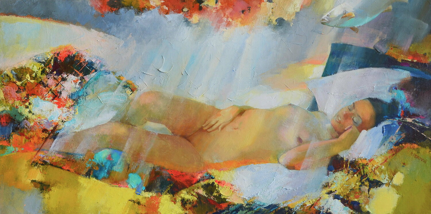 Beauty-sleep Khodakivskyi Vasyl Origineel schilderij te koop