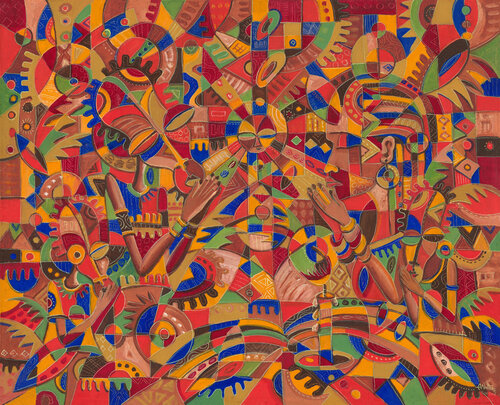 The Evening Prayer II - Giclée print of African Christians van Angu Walters, Fotografie te koop op Singulart