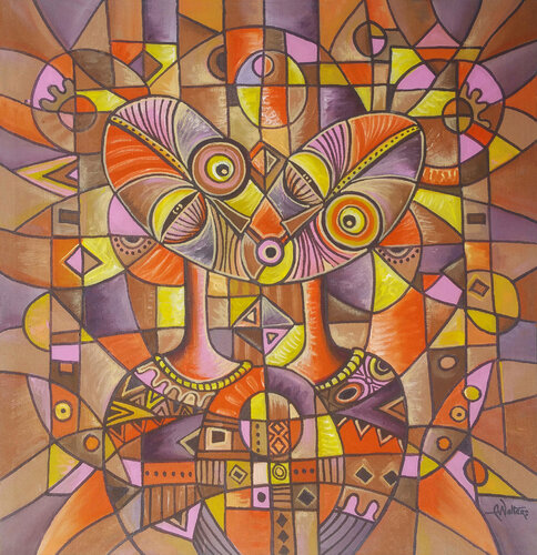 My Love IV painting from Africa van Angu Walters, Schilderij te koop op Singulart