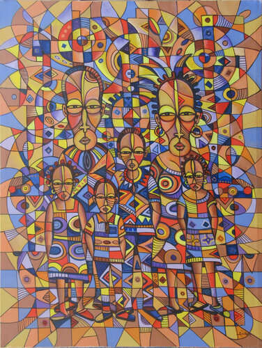 Family IV van Angu Walters, Schilderij te koop op Singulart