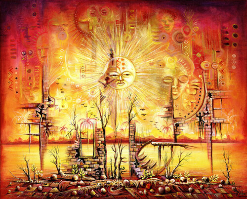 Sun Shine in My Mind - Giclée print of post-Apocalypse von Angu Walters, Fotografie kaufen auf Singulart