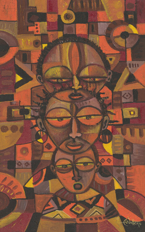 Family II a portrait from Africa Angu Walters