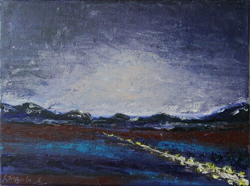 "Night landscape" Nataliia Krykun