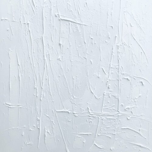 3D White abstract landscape, modern large painting by Nataliia Krykun, Painting for Sale on Singulart