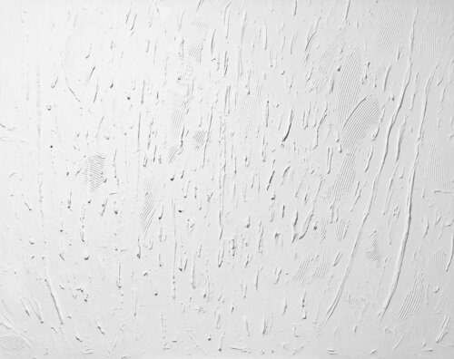 “Trip to dream” 3D White abstract, modern large painting Nataliia Krykun