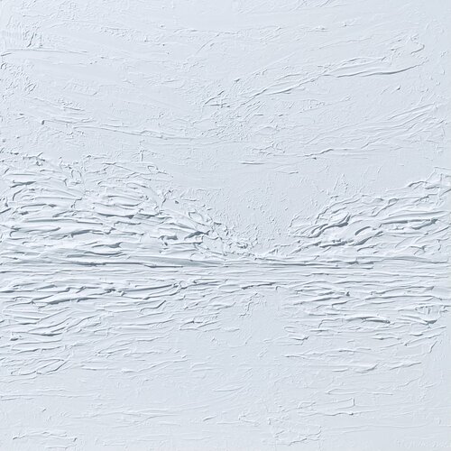 White seascape - 3 D textured di Nataliia Krykun, Pittura in vendita su Singulart