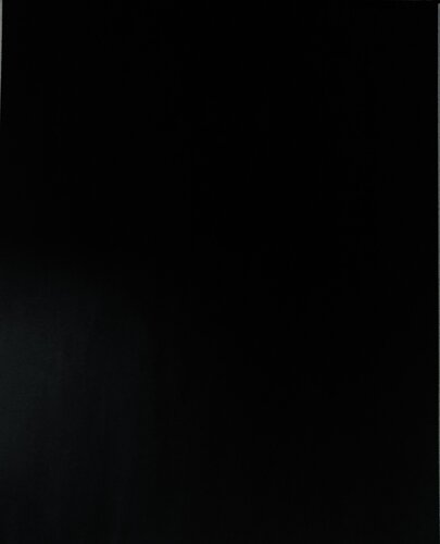 Black abstract minimalism landscape „Night“ by Nataliia Krykun, Painting for Sale on Singulart