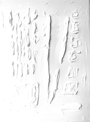 “White abstraction snow” de Nataliia Krykun, Pintura a la venta en Singulart