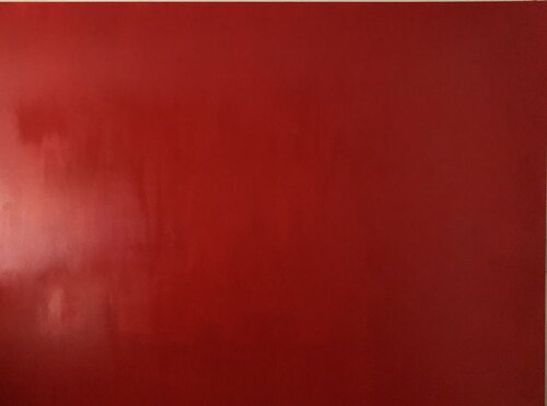 „Red vibes“ minimalism abstraction large Nataliia Krykun