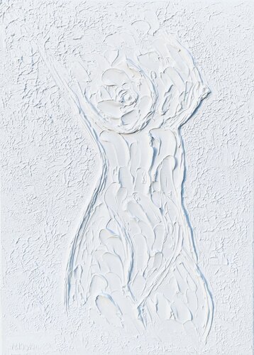 Woman in White Light de Nataliia Krykun, Pintura a la venta en Singulart