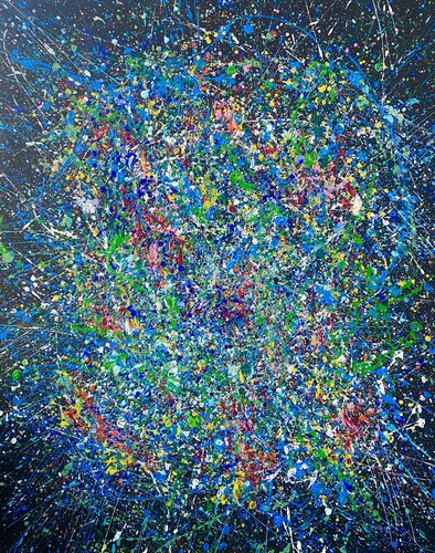 From the series "Blooming Garden" - 1 di Nataliia Krykun, Pittura in vendita su Singulart