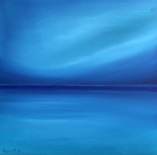 From the Series "Blue Lagoon Ocean" 2092023 von Nataliia Krykun, Malerei kaufen auf Singulart