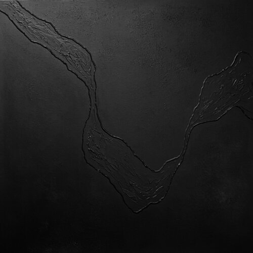 Black 3D from the Series "Forces of Nature" von Nataliia Krykun, Malerei kaufen auf Singulart