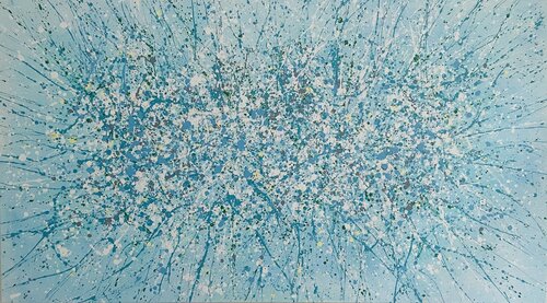 Series “Between Heaven and Earth” - turquoise blue Nataliia Krykun