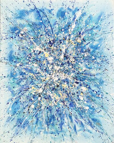 Celestial Symphony di Nataliia Krykun, Pittura in vendita su Singulart