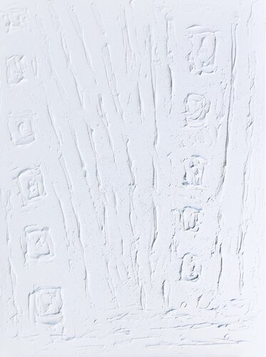 3D "White Seascape abstract" white minimalism plaster textured von Nataliia Krykun, Malerei kaufen auf Singulart