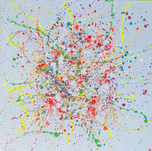 Feeling 2- colorful abstraction von Nataliia Krykun, Malerei kaufen auf Singulart