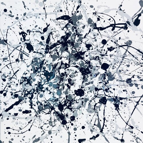 From the series „The A Lightness“ 3 - minimalism monochromatic abstractions Nataliia Krykun