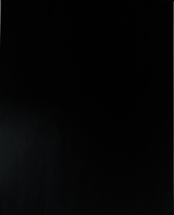 Black abstract minimalism landscape „Night“ Nataliia Krykun